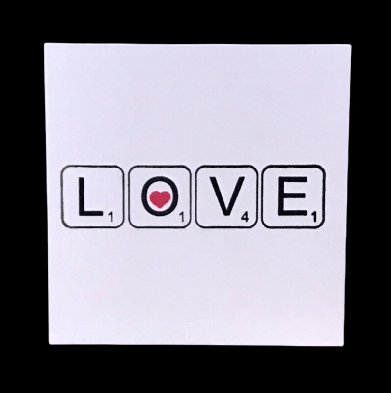 LOVE/ SCRABBLE TILES