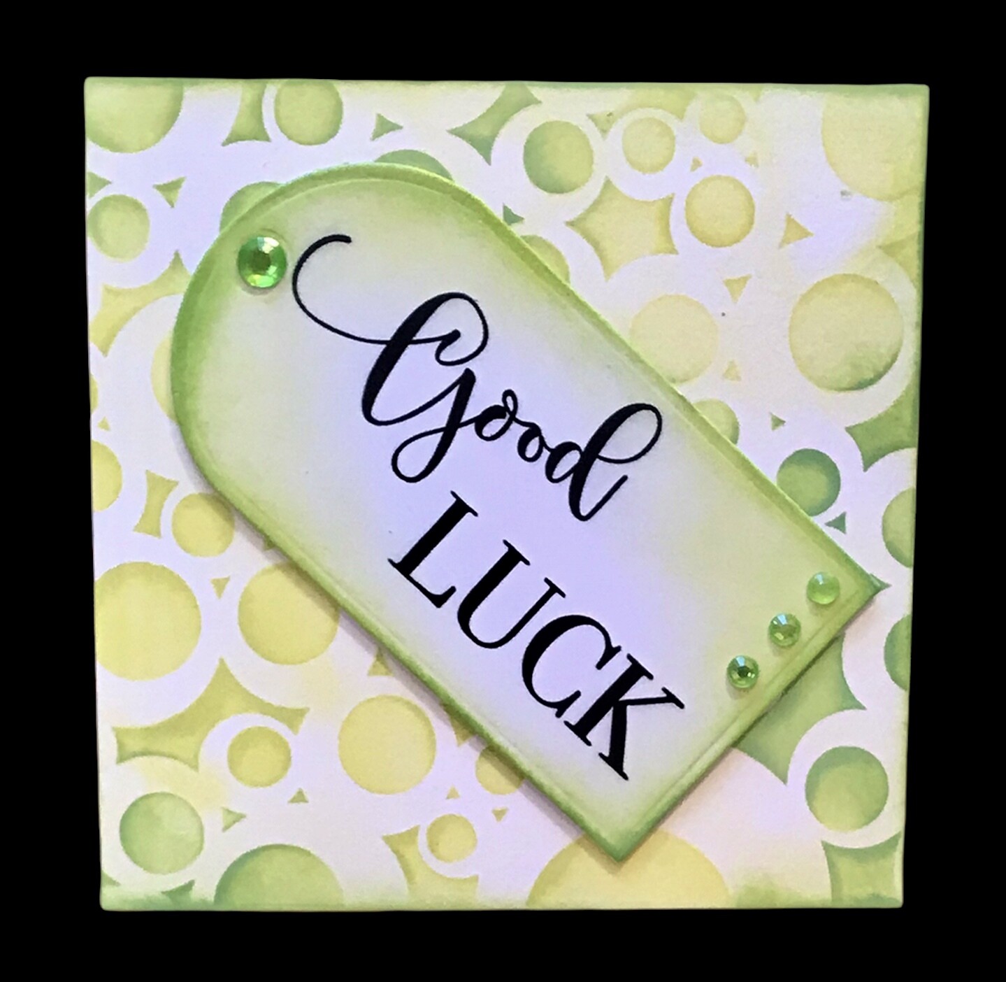 GOOD LUCK/ GREEN TAG