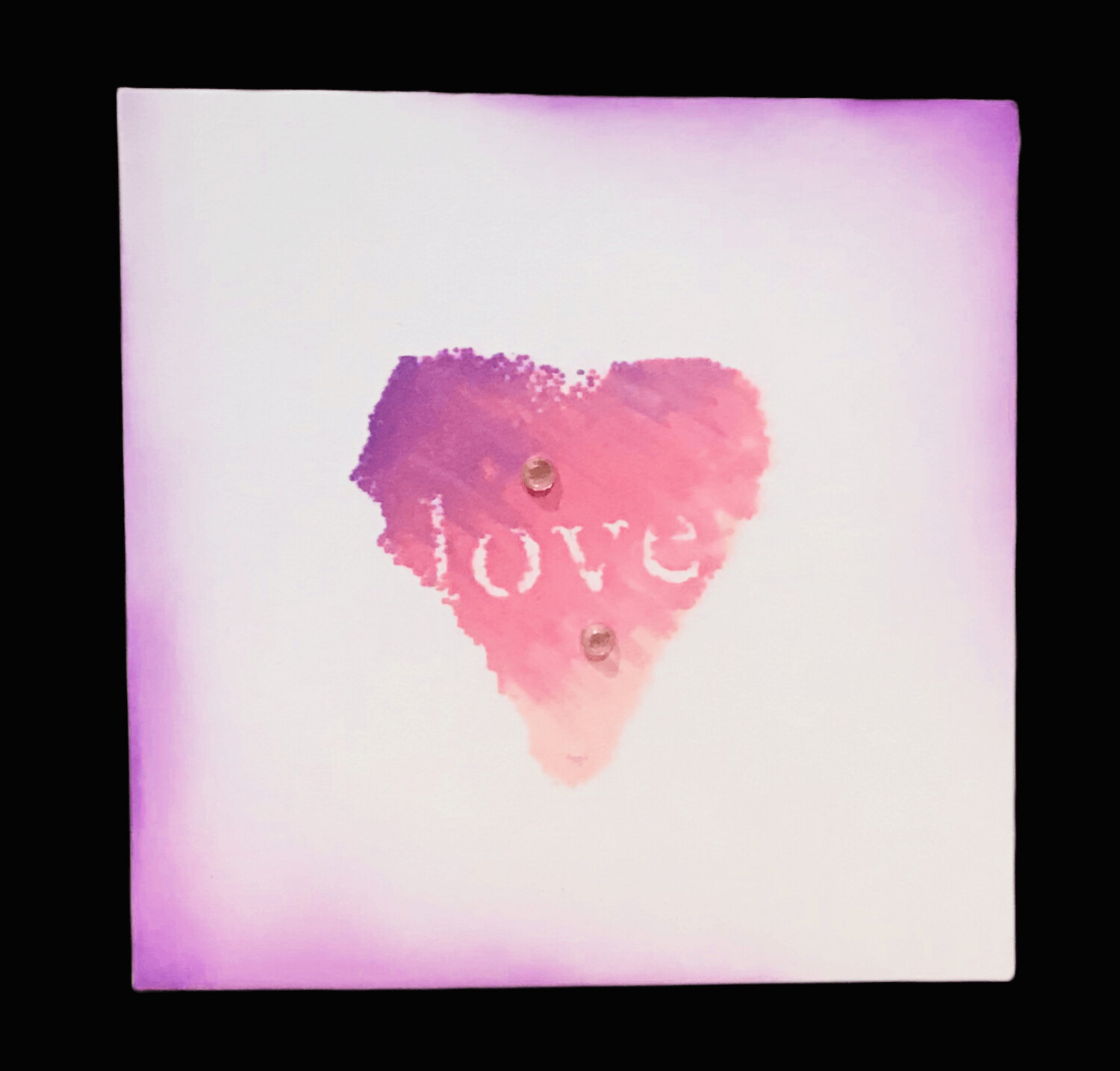 LOVE/ HEART_PINK & PURPLE
