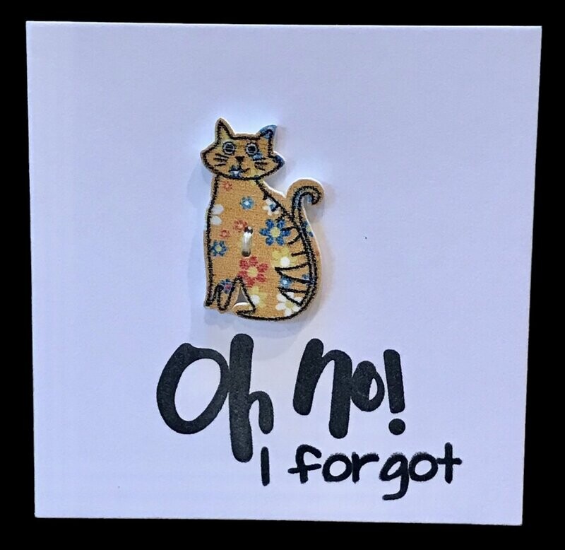 BUTTON CARD -Oh No! I Forgot