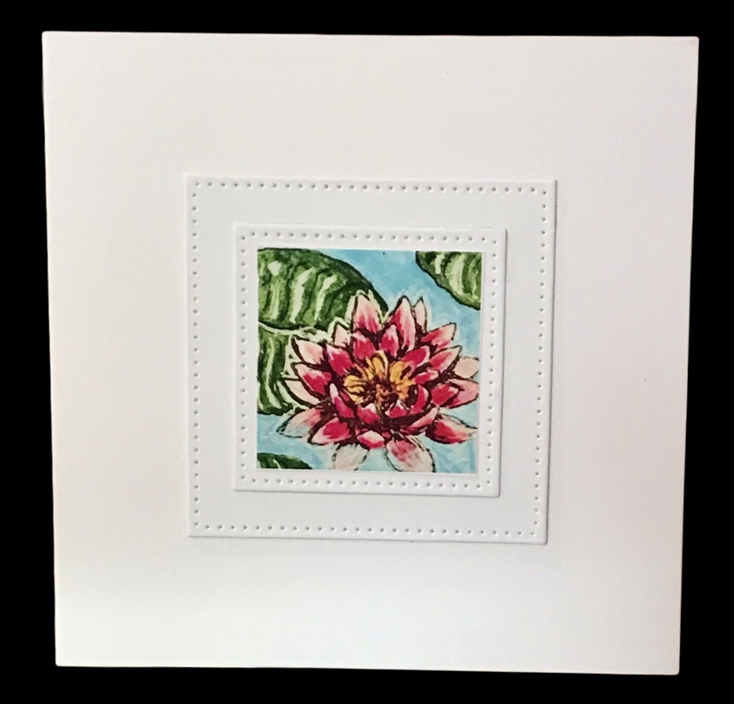 NOTECARD/ WATER LILY