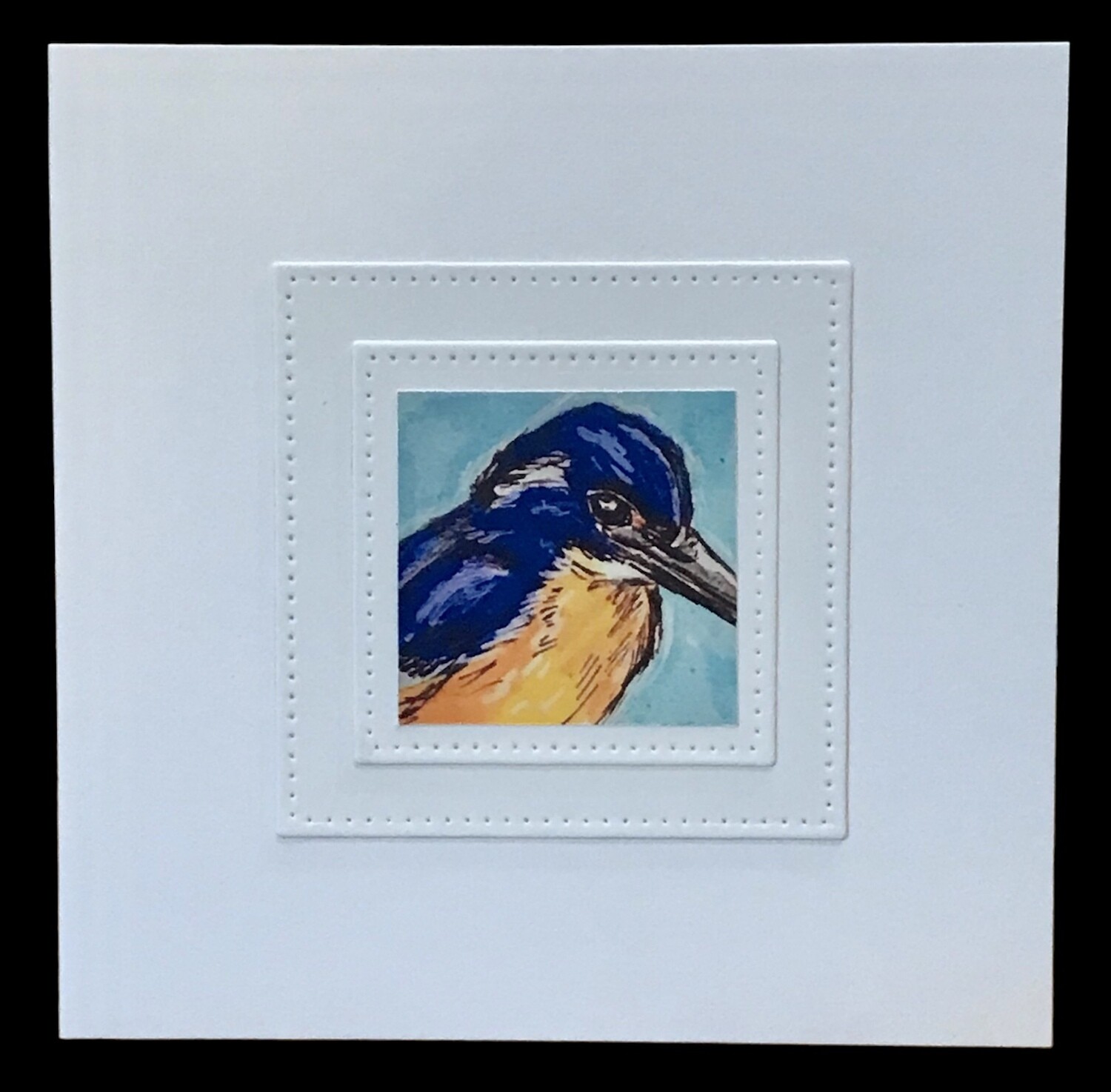 NOTECARD/ KINGFISHER