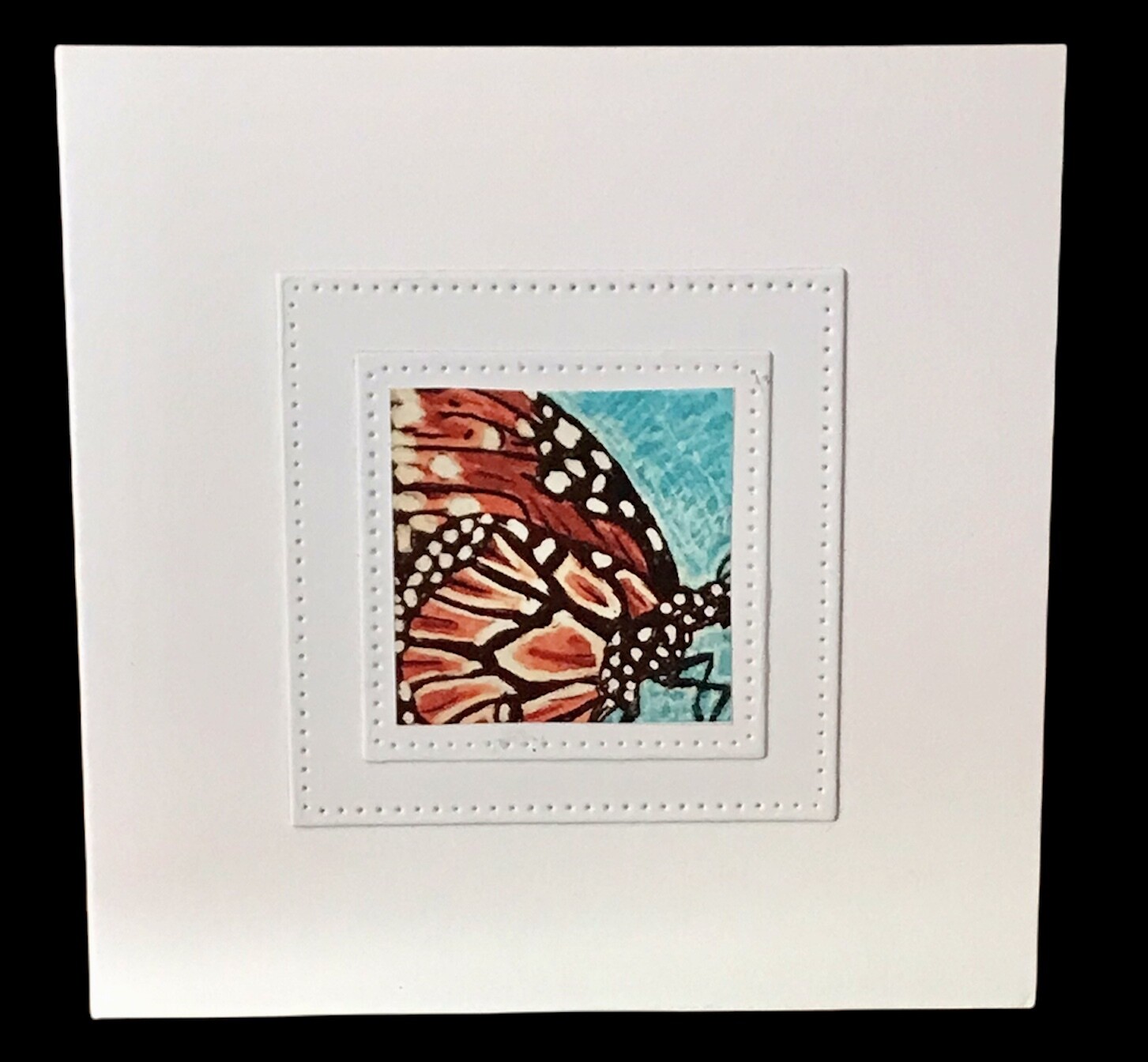 NOTECARD/ QUEEN BUTTERFLY