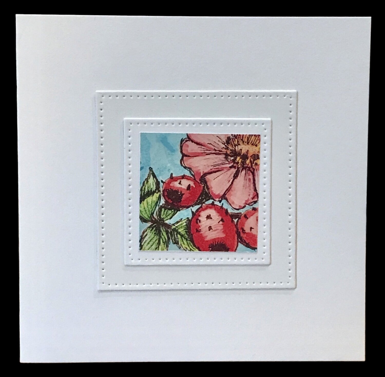 NOTECARD/ ROSEHIPS