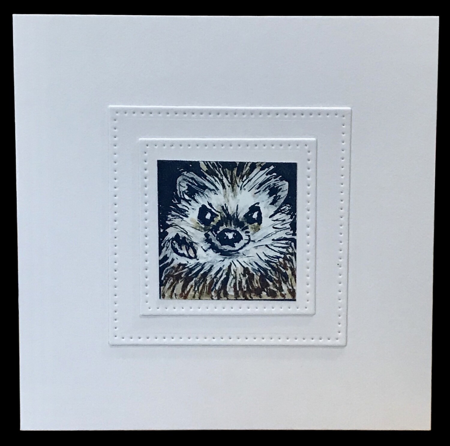 NOTECARD/ HEDGEHOG