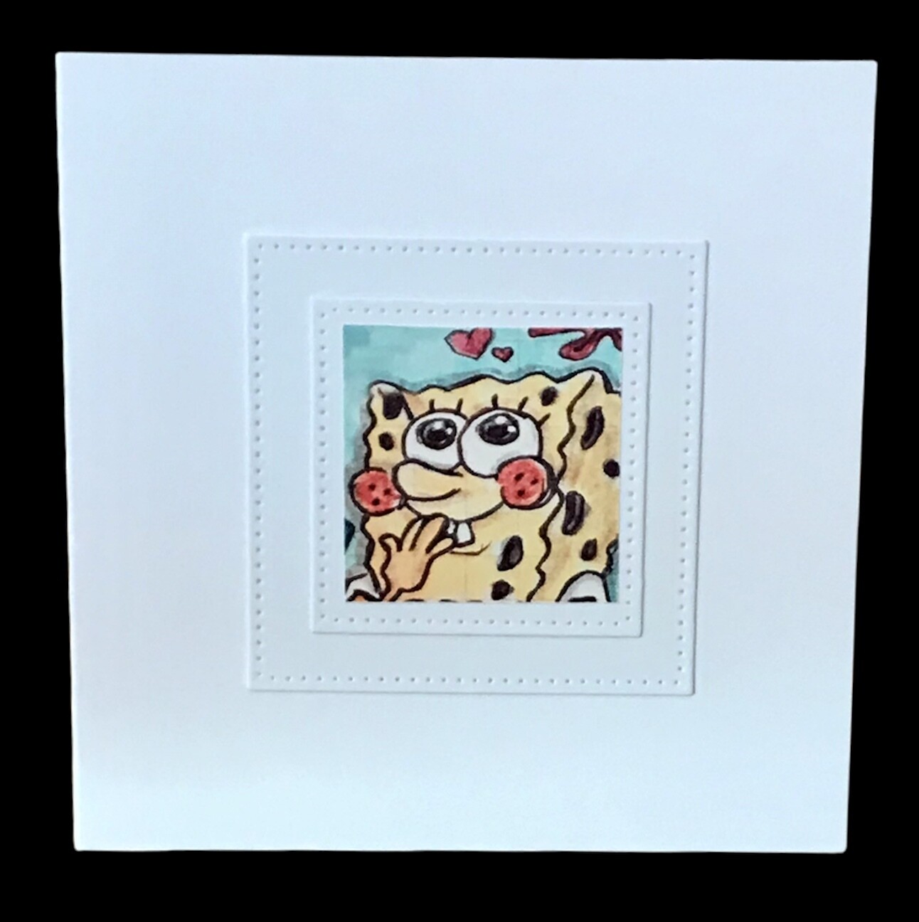 NOTECARD/ CARTOON CHARACTER - SPONGEBOB