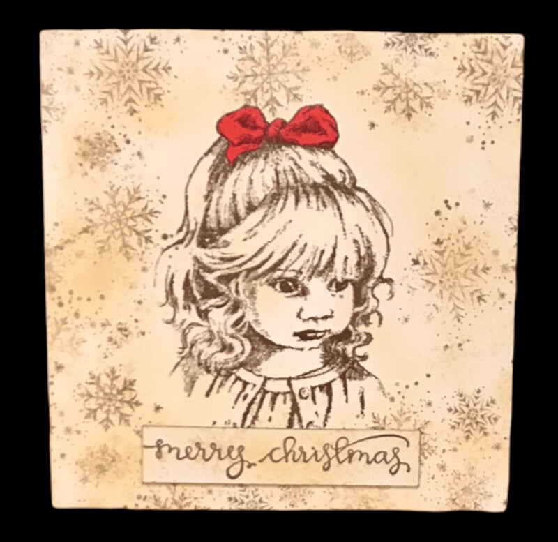 XMAS CHOCOLATE BOX GIRL Pack of 4