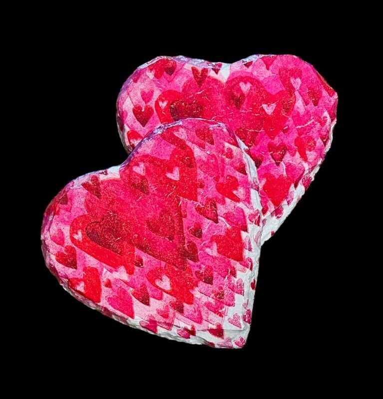 SLATE COASTER HEART - HEART FLURRY