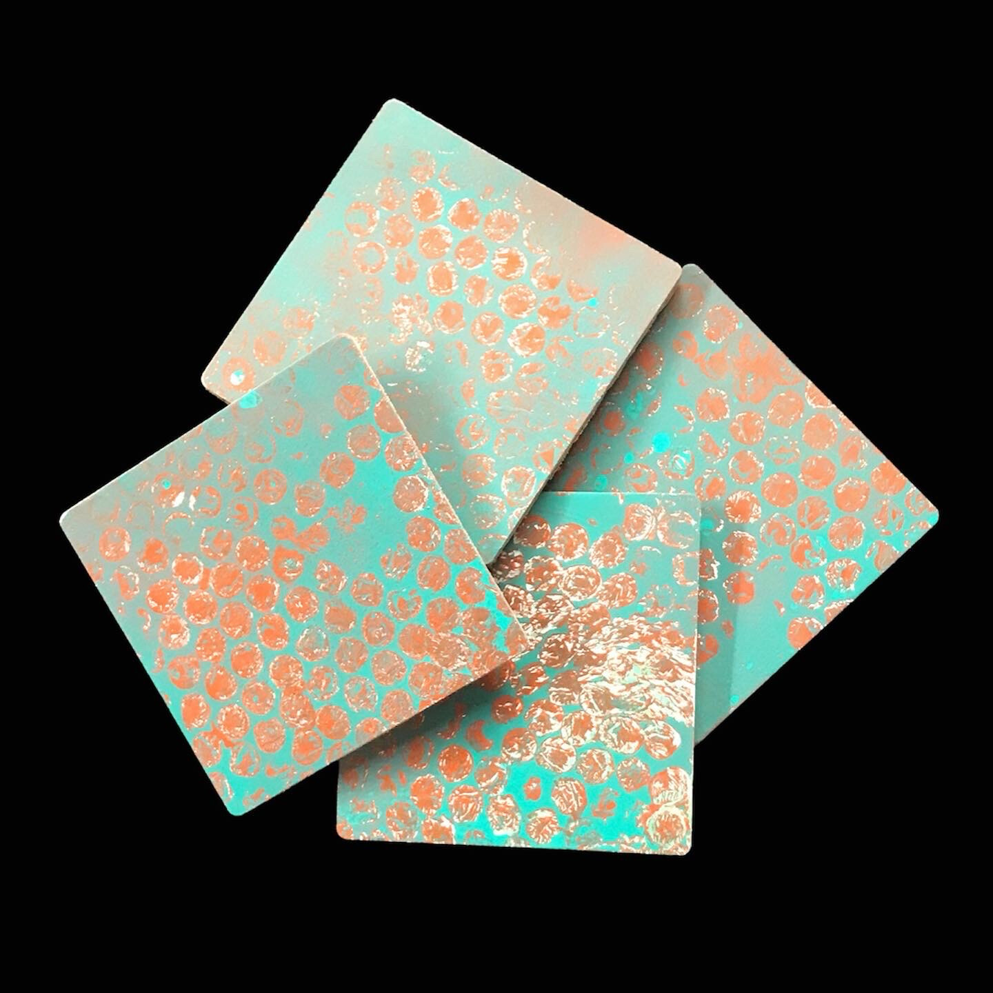 COASTERS SET - Rusty Grunge