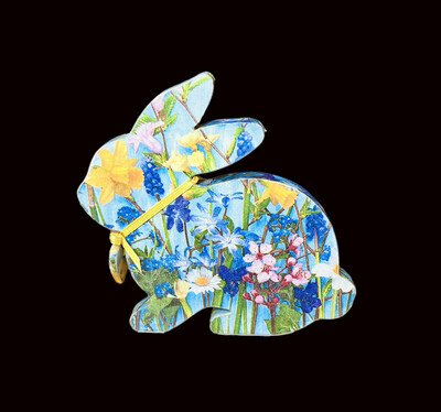 BUNNY - SPRING FLOWERS