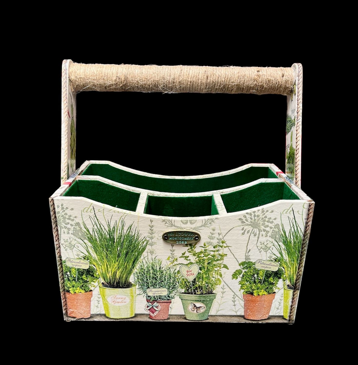 DECORATIVE CADDY - GARDEN HERBS