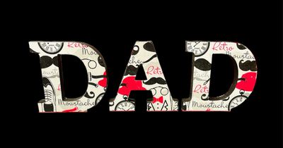 DECORATIVE LETTERS - DAD