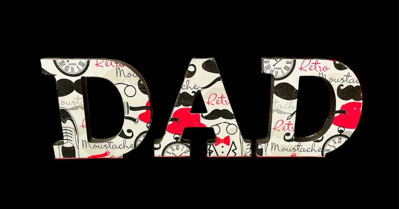 DECORATIVE LETTERS - DAD