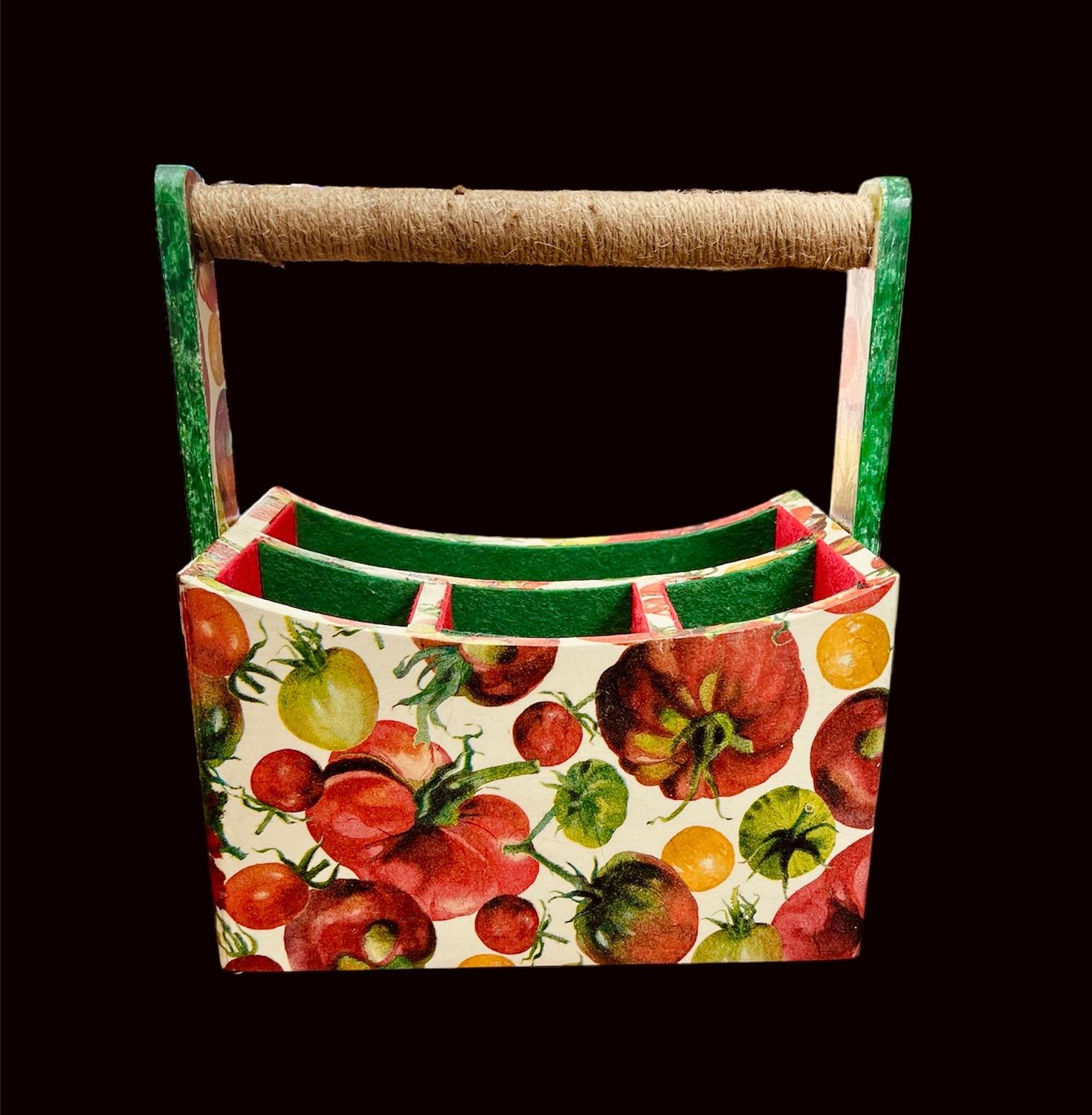 DECORATIVE CADDY - TOMATOES