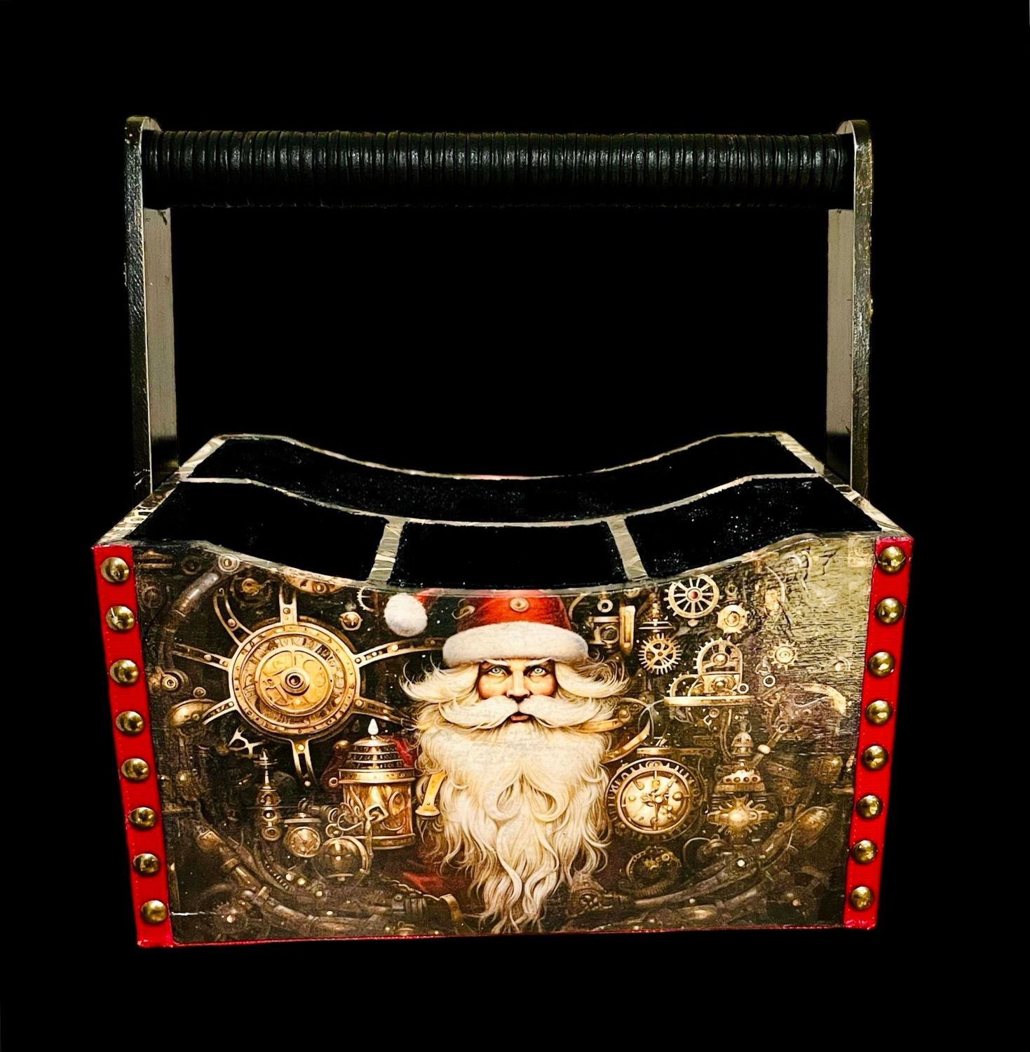 DECORATIVE CADDY - STEAMPUNK SANTA