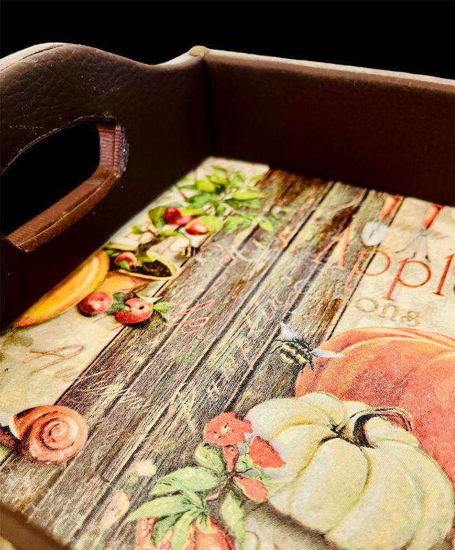 DECORATIVE TRAY - PUMPKINS