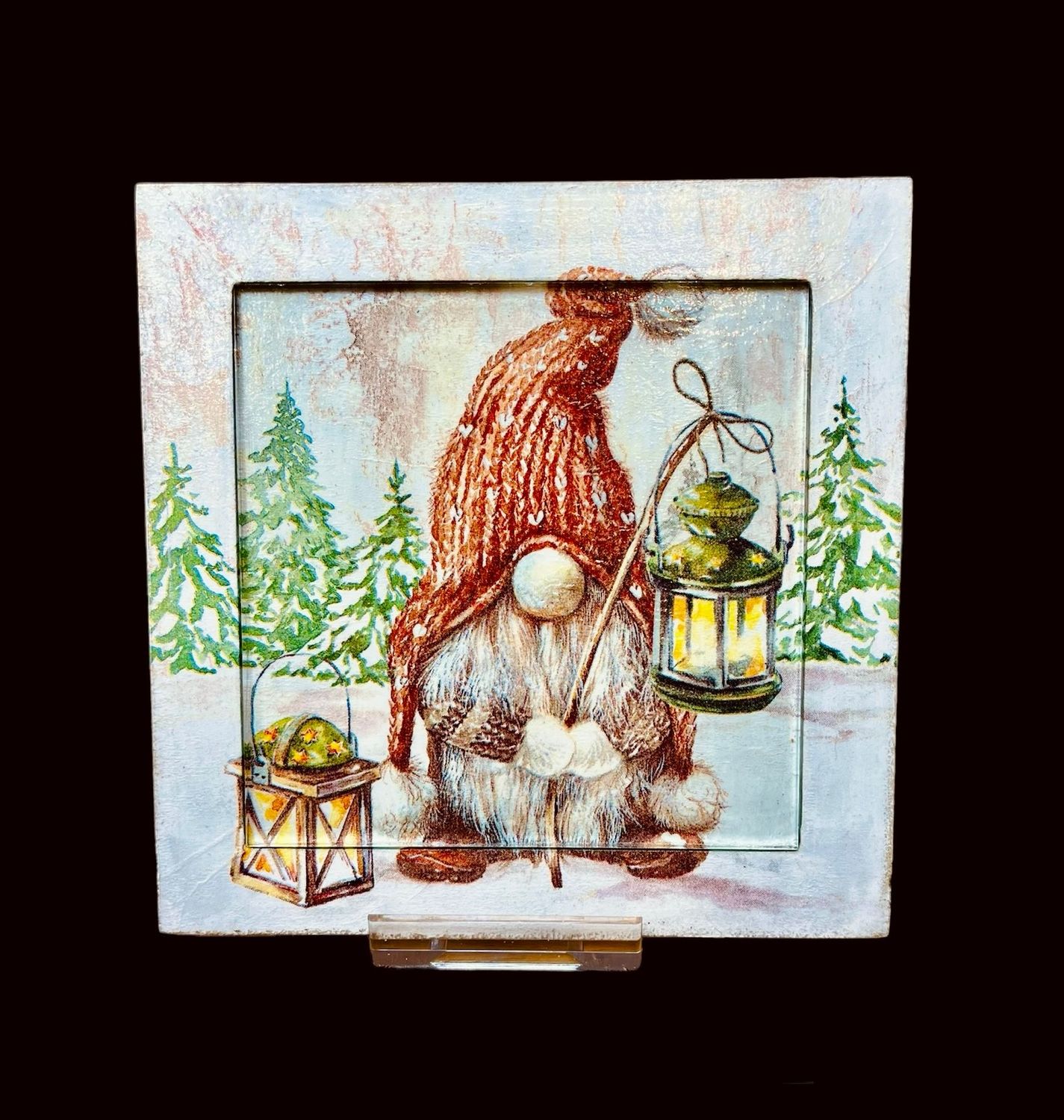 DECORATIVE TRIVET - FESTIVE GONK