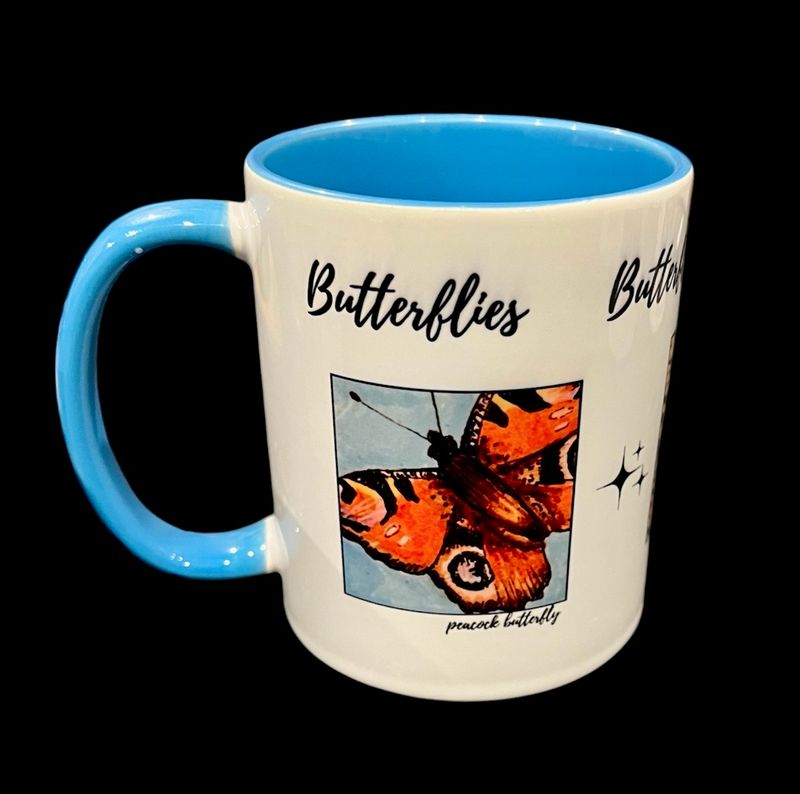 MUG - BUTTERFLY DOODLES