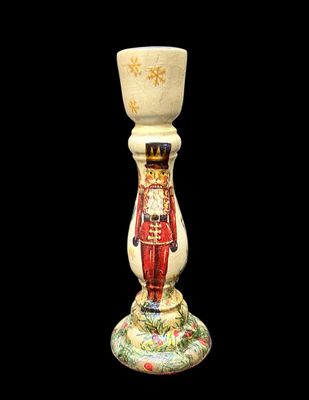 DECORATIVE CANDLESTICK - CHRISTMAS FIGURES