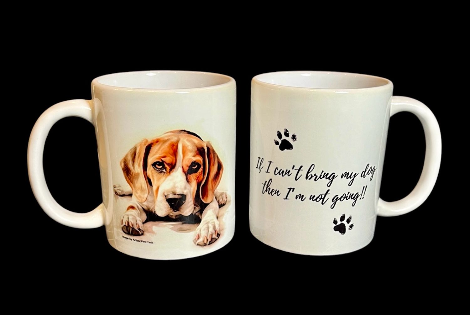 MUG - IF I CAN’T BRING MY DOG … BEAGLE