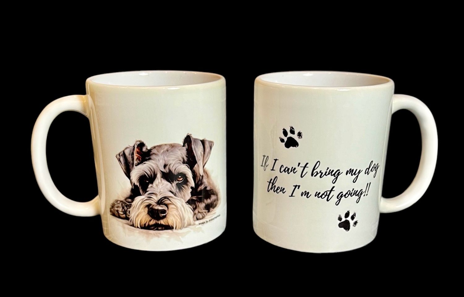 MUG - IF I CAN’T BRING MY DOG … SCHNAUSER