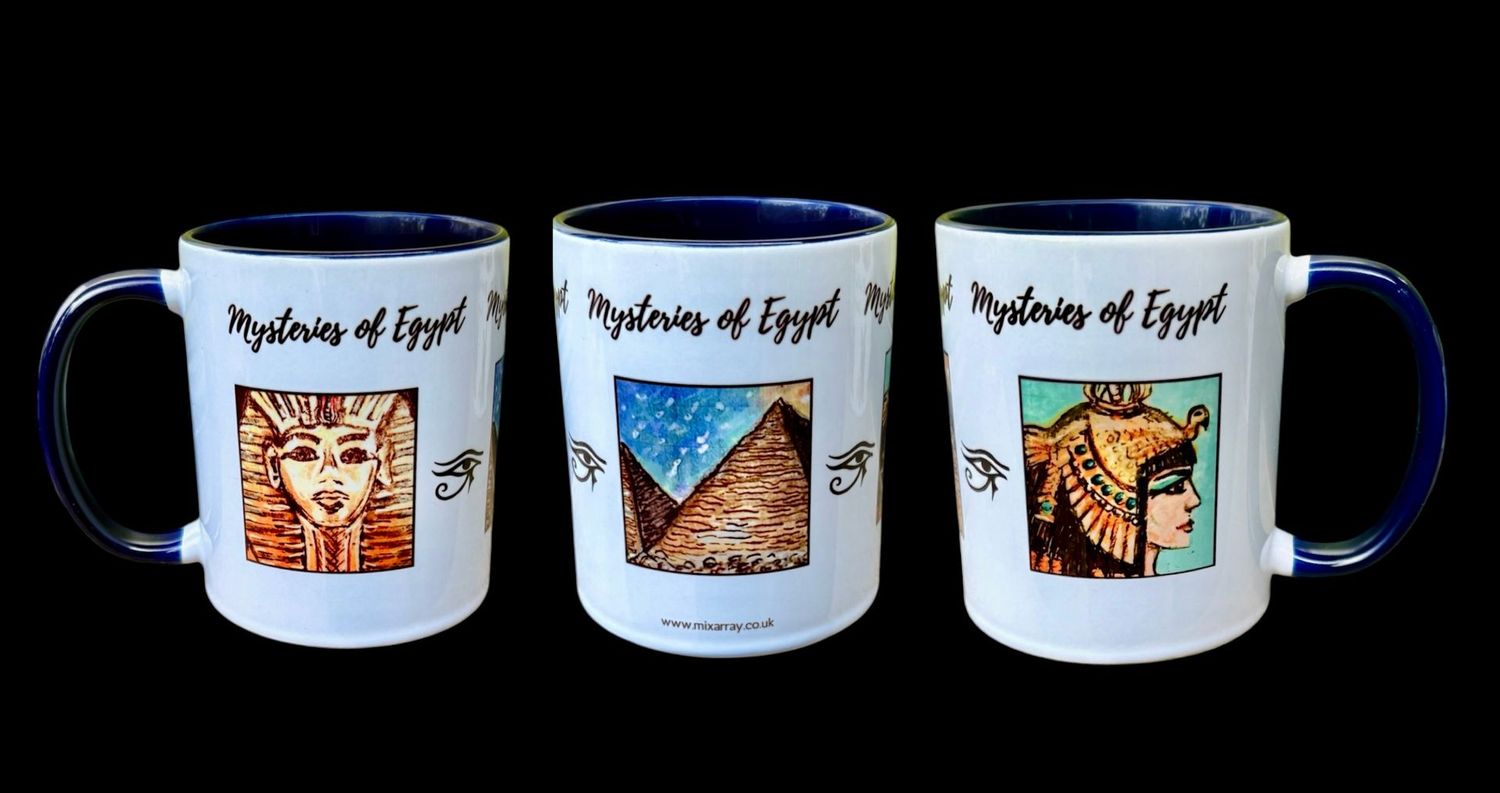MUG - MYSTERIES OF EGYPT!! DOODLES 2