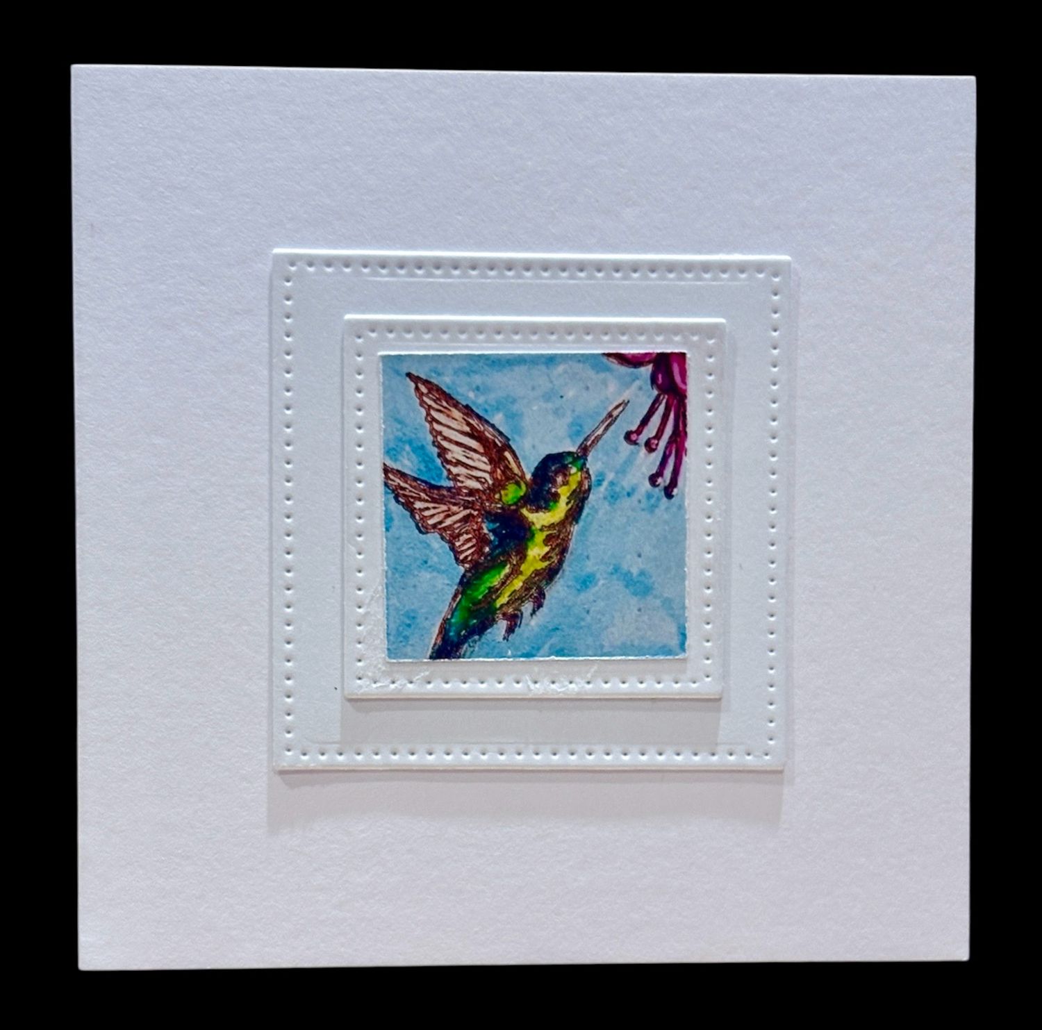 NOTECARD/ HUMMINGBIRD