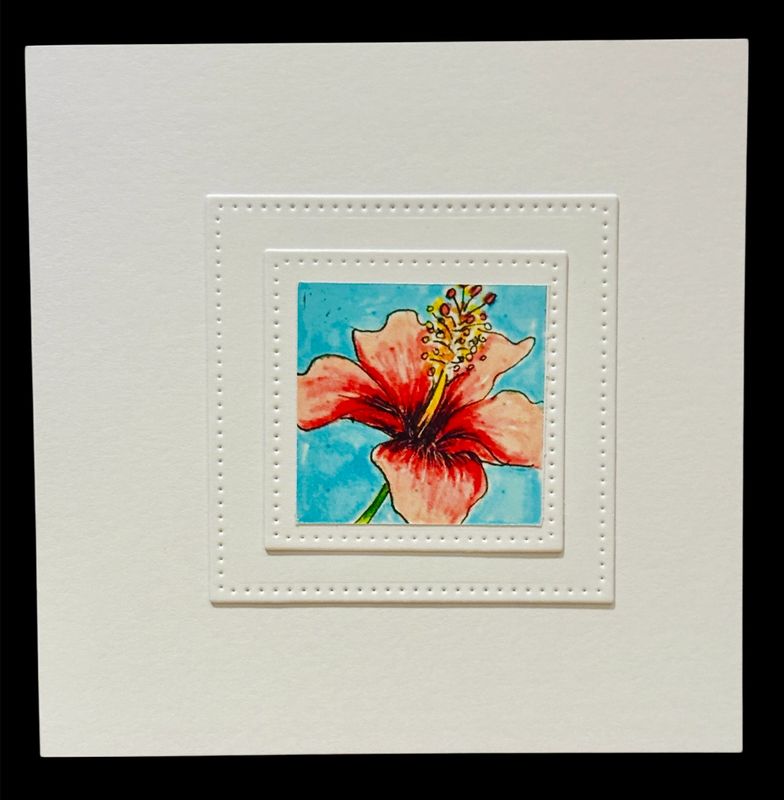 NOTECARD/ HIBISCUS