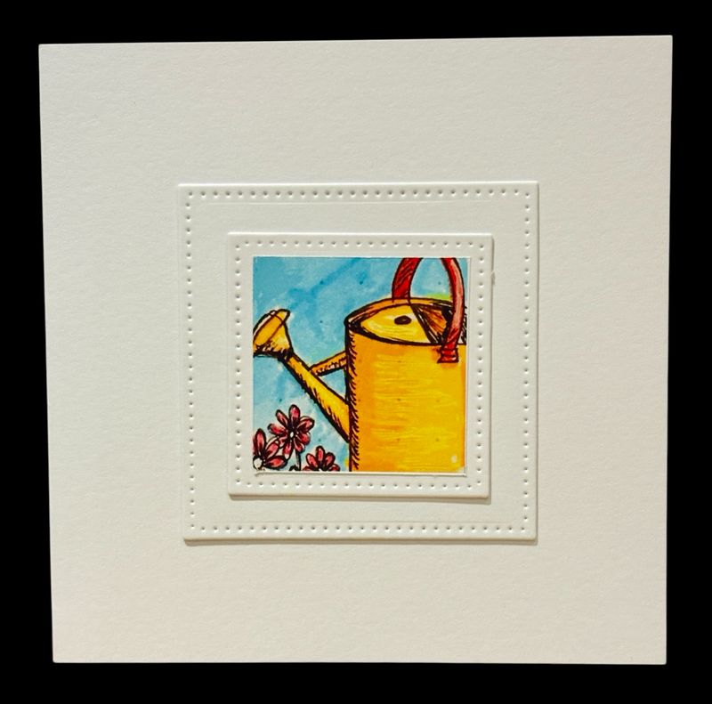 NOTECARD/ WATERING CAN