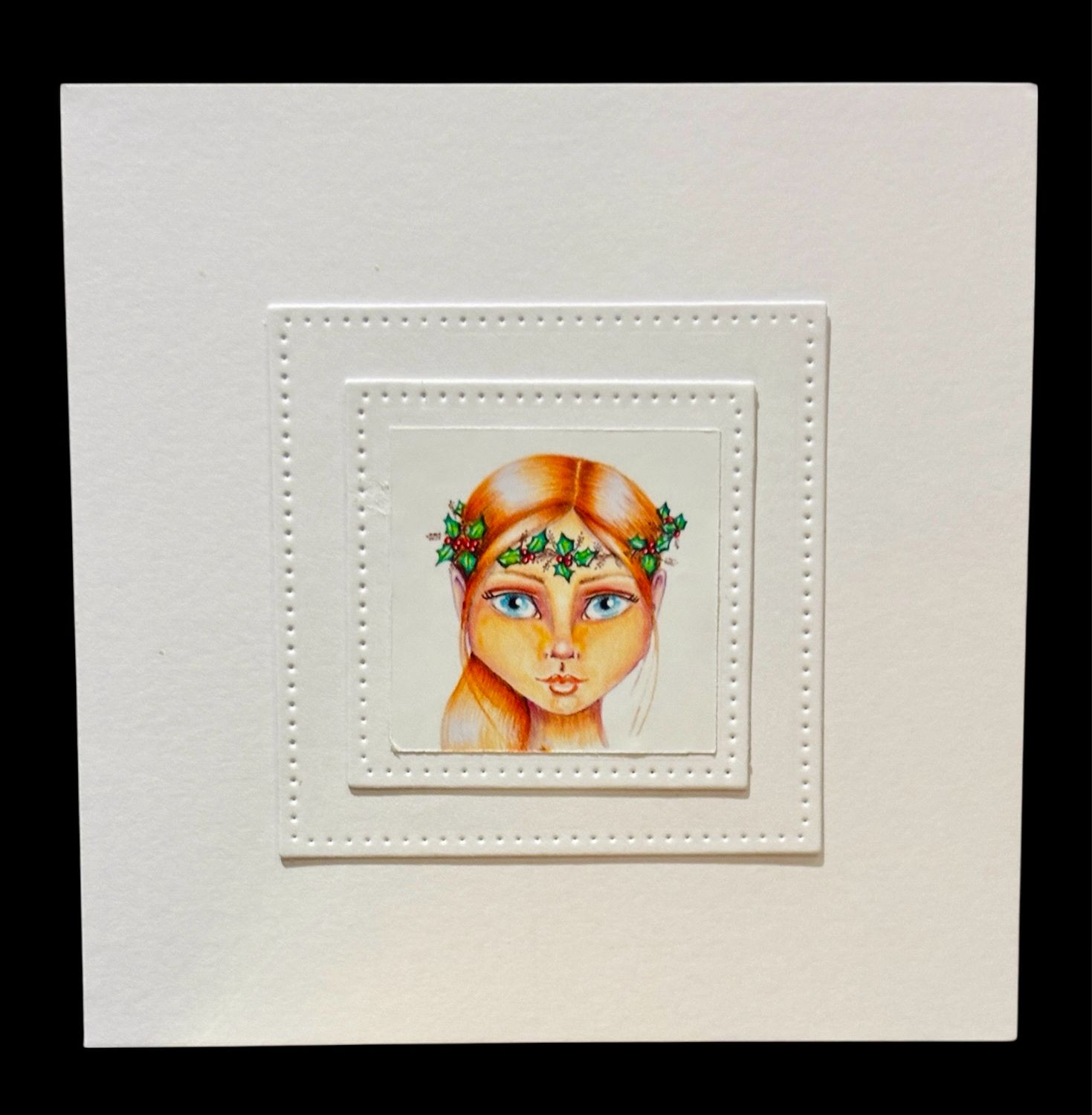 NOTECARD/ XMAS NYMPH