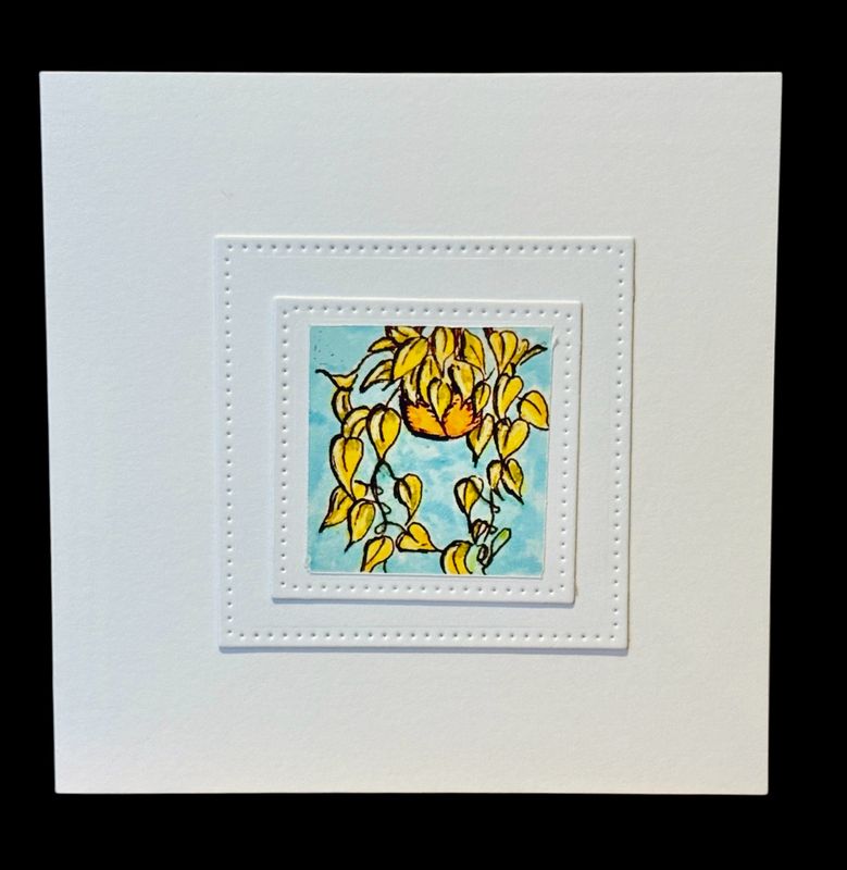 NOTECARD/ HANGING PLANT