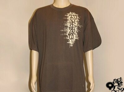 Polaris vertical T-shirt - Brown