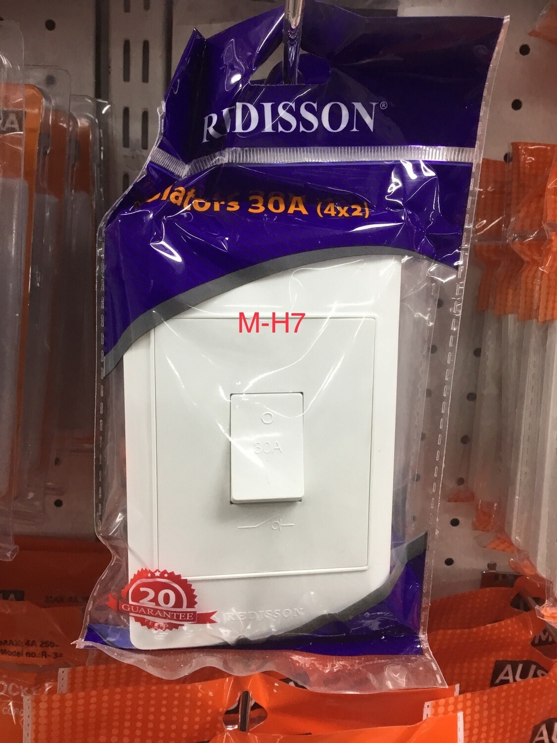 Redisson Isolator Switch, Size: 30A 4x2