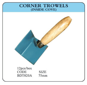 Trowel Corner Inside Cove, Size: 75mm