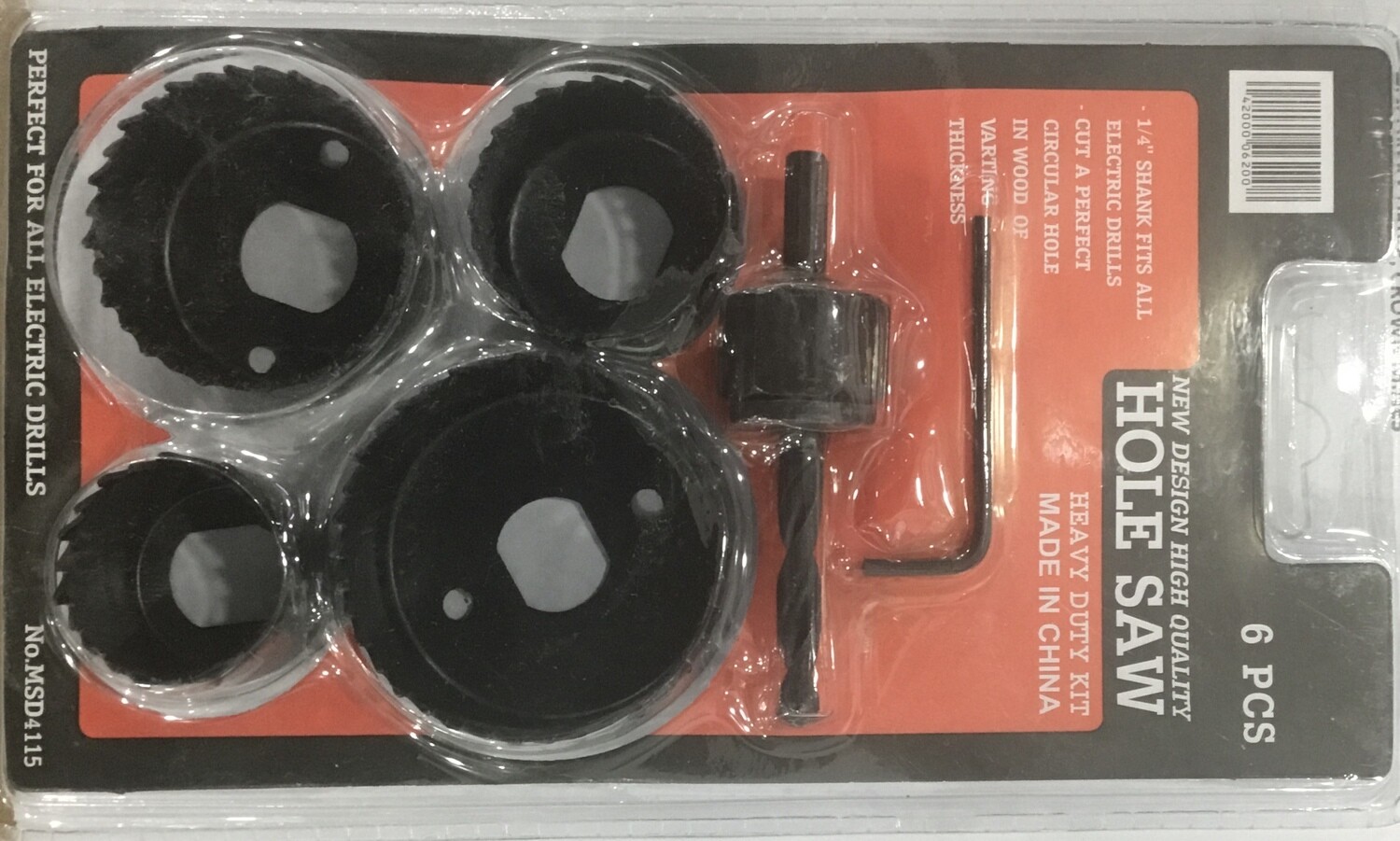 Hole Saw kit 6s