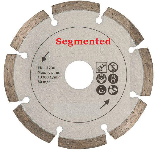Diamond Cutting Discs, Size: 115mm, Type: Segmented
