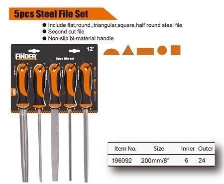 Wood Working File 8&quot; 5 Pcs Set Finder