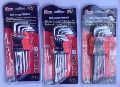 Medium Allen Key Set 9&#39;s