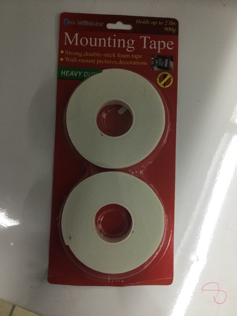 Mounting Tape 2 Ways Heavy Duty 900G