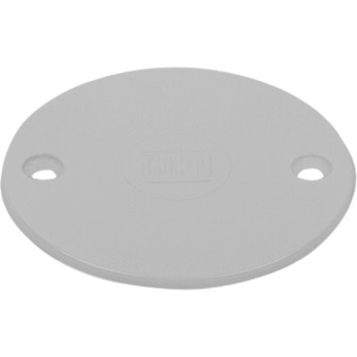 PVC Round LIDs 100&#39;s Packet With 2 Screws