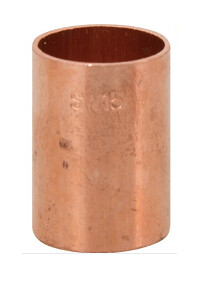 Copper Straight Coupler, Type: Slip, Size: 15mm (25s paket)
