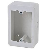 PVC Electrical Wall Box, Size: 4x2