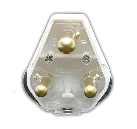 Redisson Plug Top 3 pin White (M-10B)