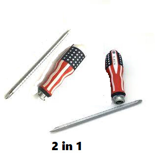 Screwdriver Star/ Plus USA Flag