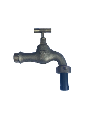 Water BIB Tap Brass Wall 1/2 x 3/4 Plastic Noce