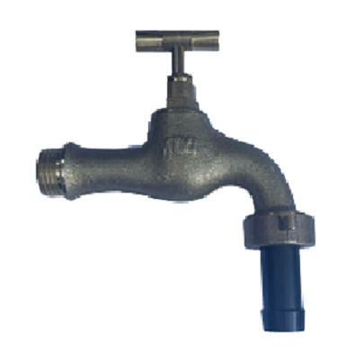 Water BIB Tap Brass Wall 1/2 x 3/4 Plastic Noce