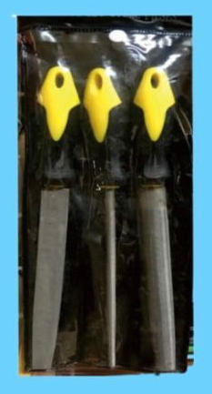 Aiyi 3 pec Steel File set Yellow