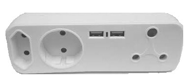 Powline Socket Outlets Adopter USB
