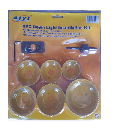 Hole Saw 9 Pcs Kit