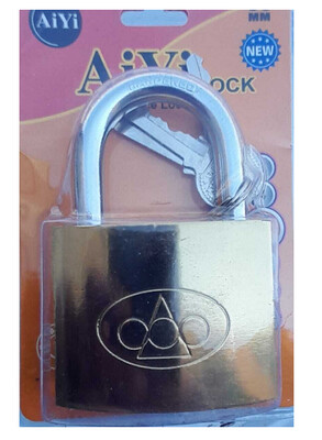 Gold Padlock Set